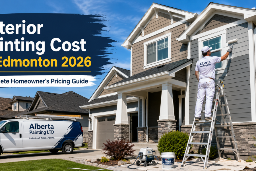 Exterior Painting Cost in Edmonton 2026: Complete Pricing Guide for Homeowners
