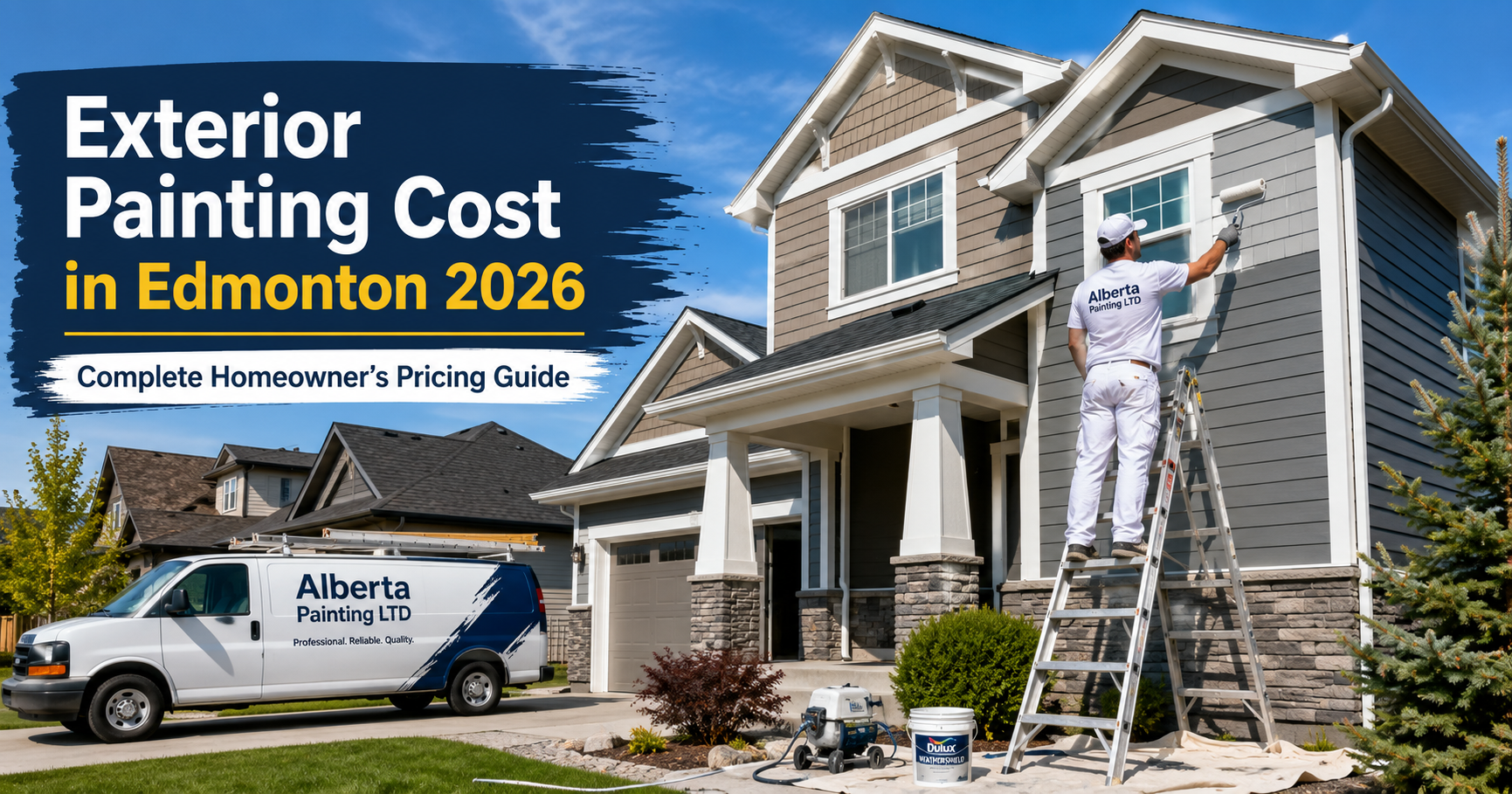 Exterior Painting Cost in Edmonton 2026: Complete Pricing Guide for Homeowners