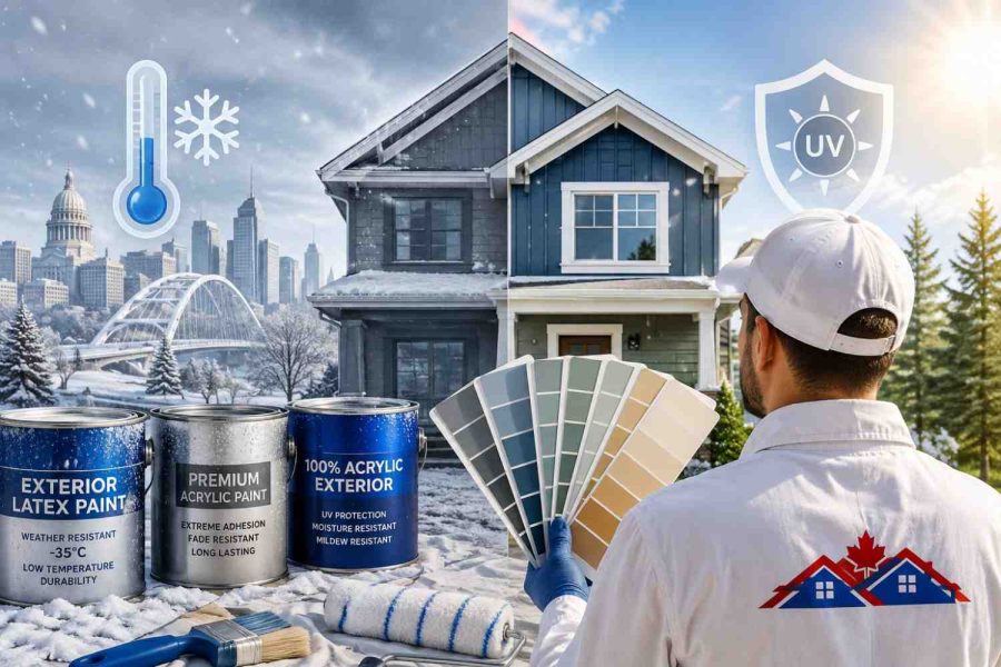 How Painters Edmonton Choose the Right Paint for Edmonton’s Climate