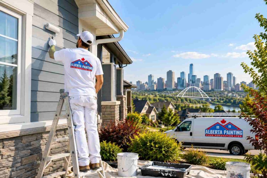 Painters Edmonton Explain How Long It Takes to Paint a House