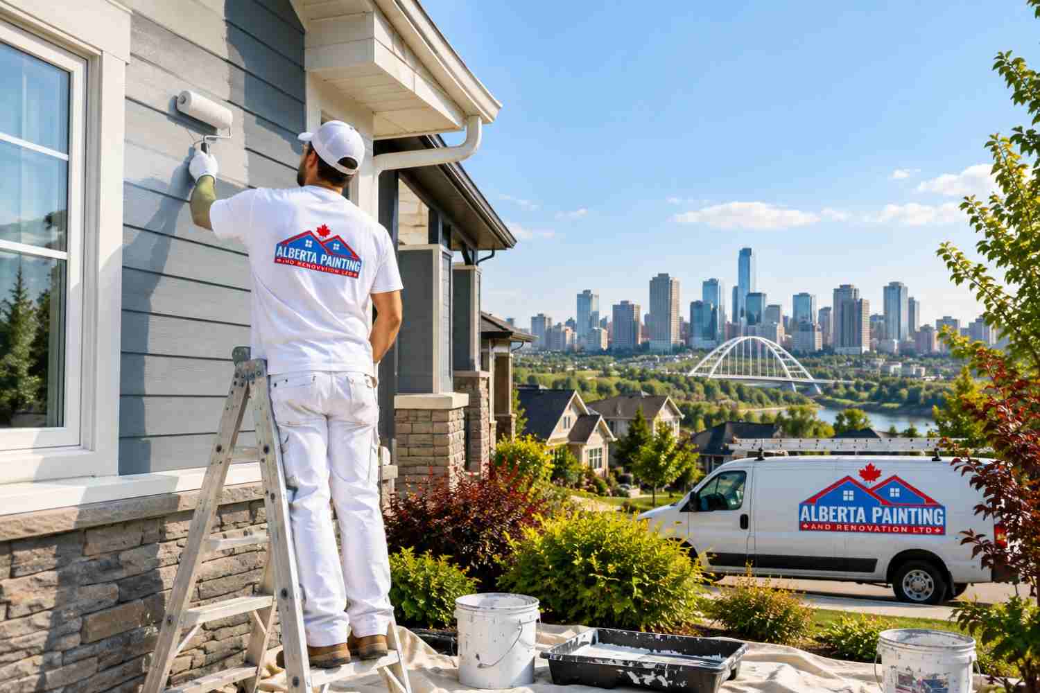 Painters Edmonton Explain How Long It Takes to Paint a House