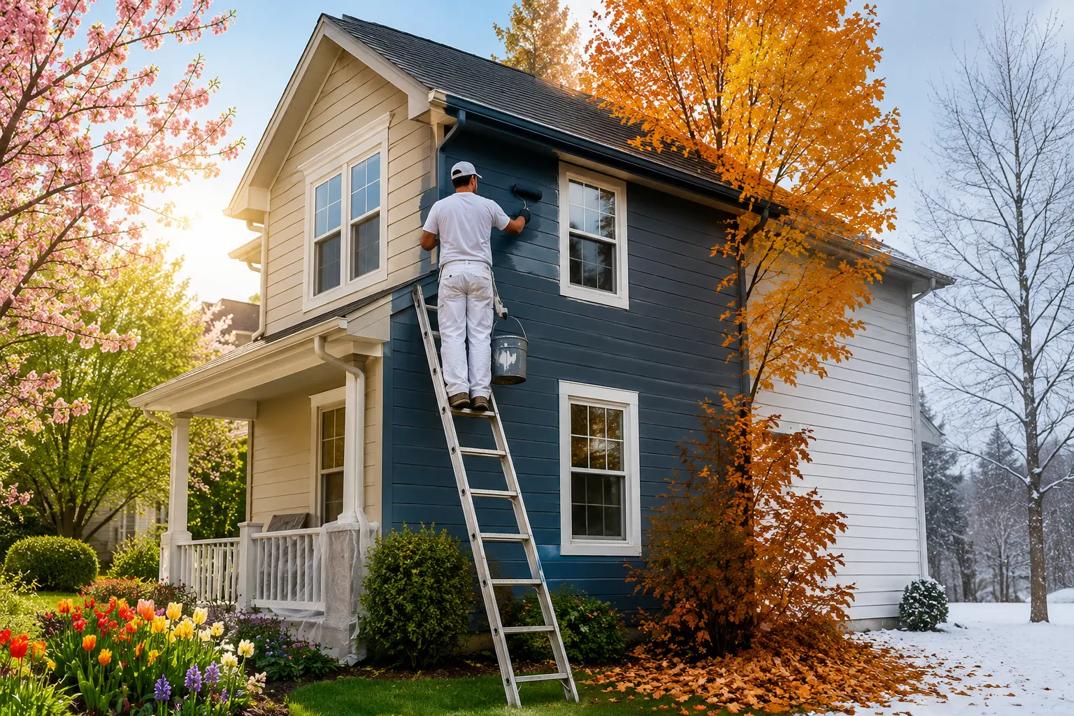 Painters Edmonton Share the Best Time of Year to Paint Your Home